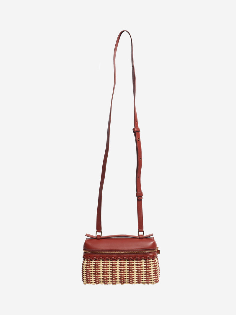 Brown Extra Pocket Wicker bag Cross-body Bags Loro Piana 