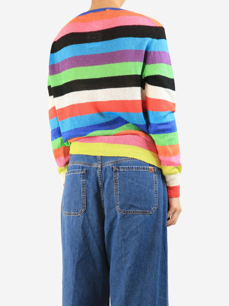 Multicolour striped sweater - size M alternate image
