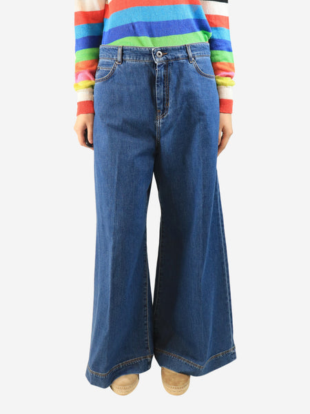 Blue wide-leg jeans - size UK 14 product image