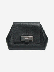 Bottega Veneta Black Geometric leather belt bag