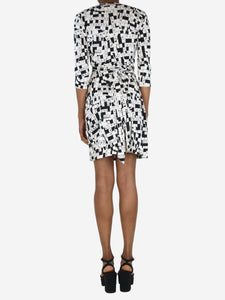 Diane Von Furstenberg Black Julian wrap mini dress - size XS