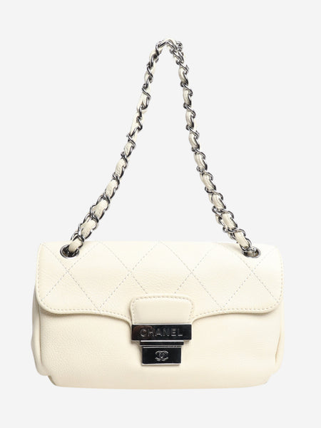 Cream 2004 dimand stitched shoulder bag alternate image