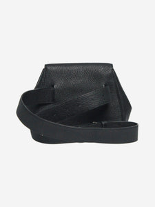 Bottega Veneta Black Geometric leather belt bag