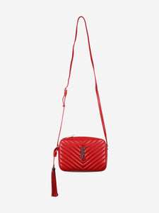 Saint laurent lou discount camera bag red