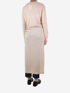 Naked Cashmere Light pink longline cardigan - size S