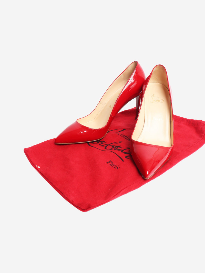 Red Kate patent pumps - size EU 39 Heels Christian Louboutin 