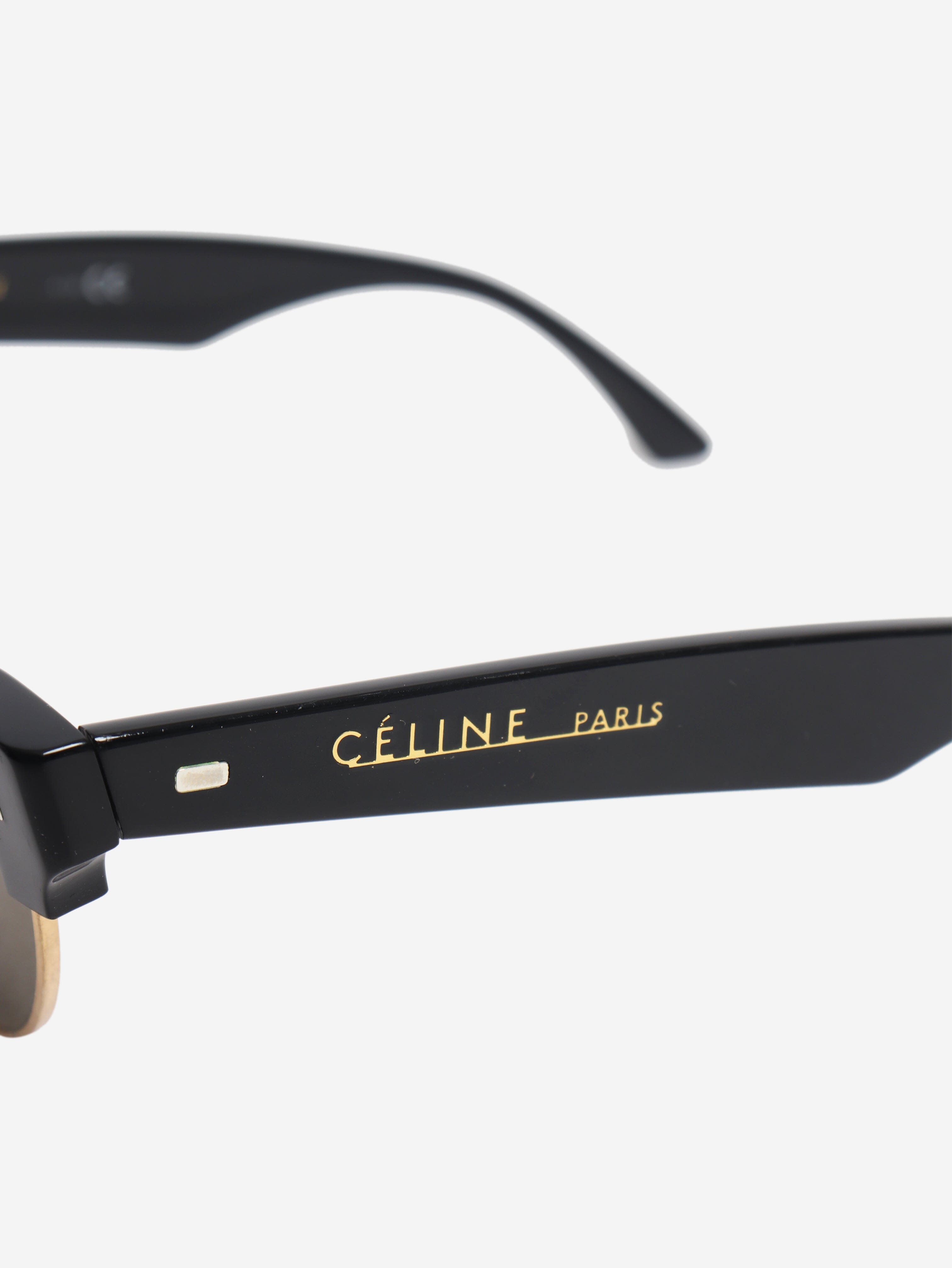 Black and gold cat-eye sunglasses Sunglasses Celine 