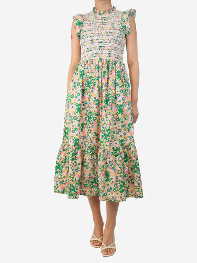 Green Freda floral maxi dress - size S Dresses By Iris 
