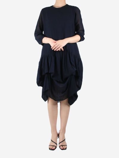 Blue wool blend dress - size M Dresses Morgane Le Fay