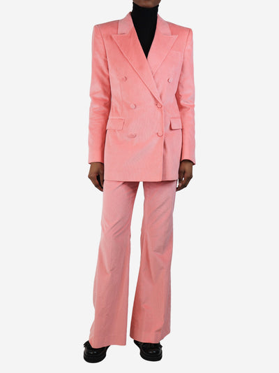 Pink corduroy two-piece suit set - size UK 6 Sets Gabriela Hearst 