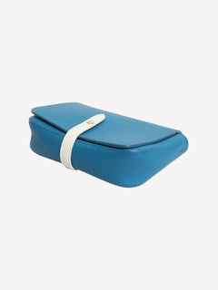Blue leather strap clutch bag Cross-body Bags Celine 
