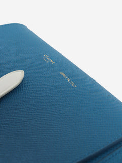 Blue leather strap clutch bag Cross-body Bags Celine 