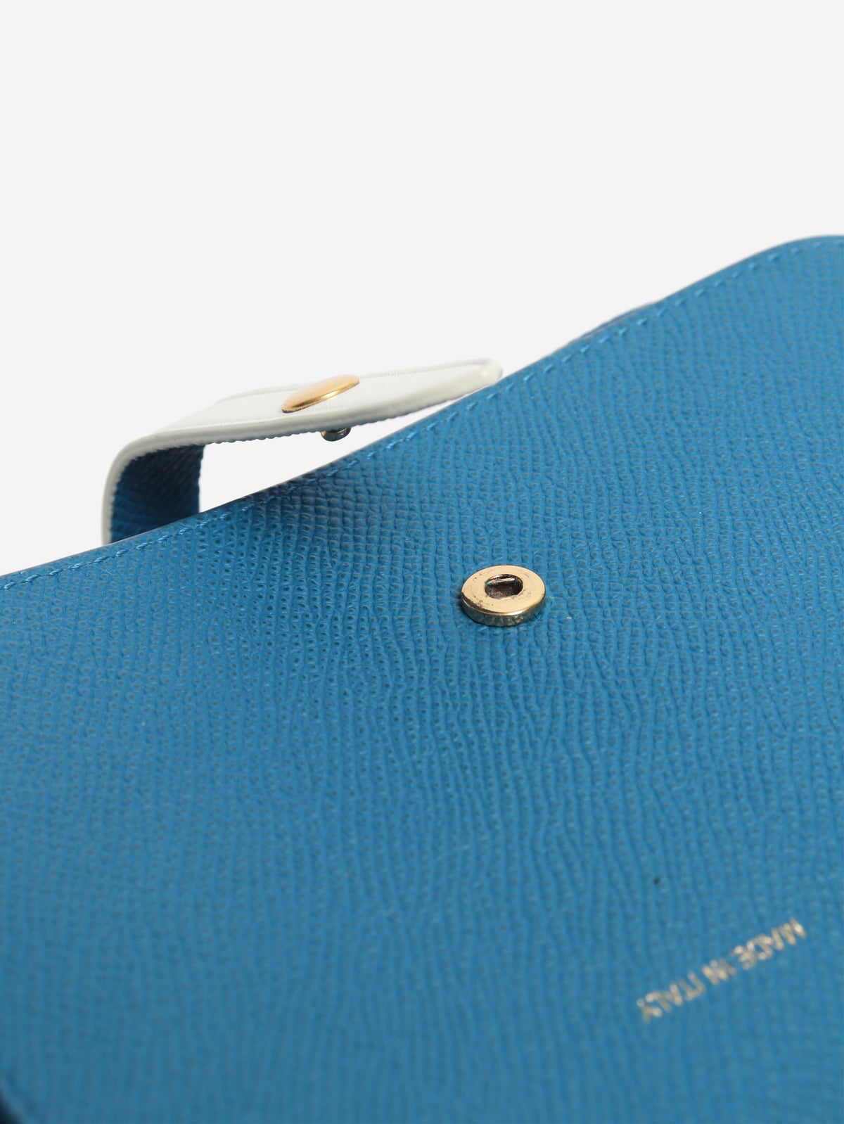 Blue leather strap clutch bag Cross-body Bags Celine 