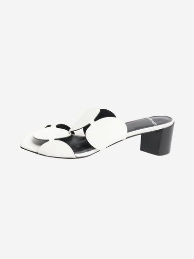 White leather cutout mules - size EU 38.5 Heels Pierre Hardy 