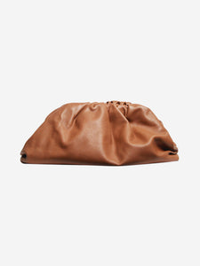 Bottega Veneta Brown The Pouch leather clutch bag