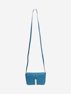 Blue leather strap clutch bag Cross-body Bags Celine 
