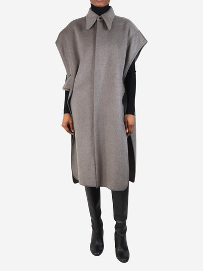 Grey wool-blend coat - size S Coats & Jackets Y's 