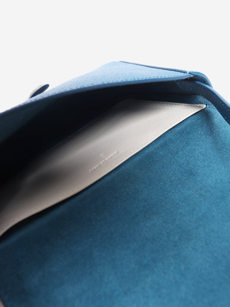 Blue leather strap clutch bag Cross-body Bags Celine 