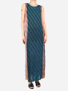 Missoni Multicolour lurex maxi dress - size UK 8