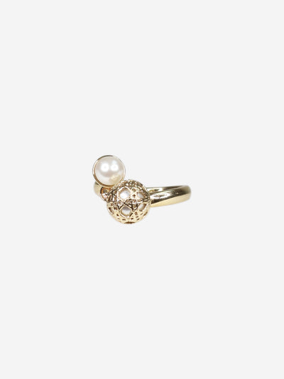 Gold pearl ring Rings Christian Dior 