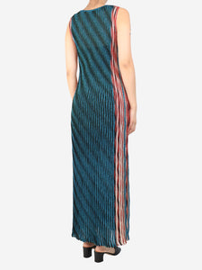 Missoni Multicolour lurex maxi dress - size UK 8