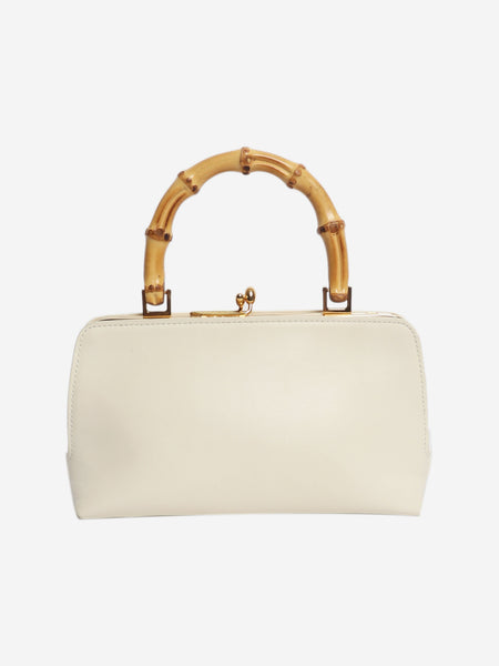 Cream Goji leather 2way bag product image