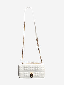 Burberry White small Lola bag