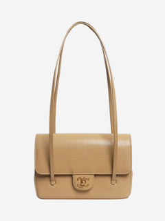 Beige 2026 Preppy Coco Flap bag