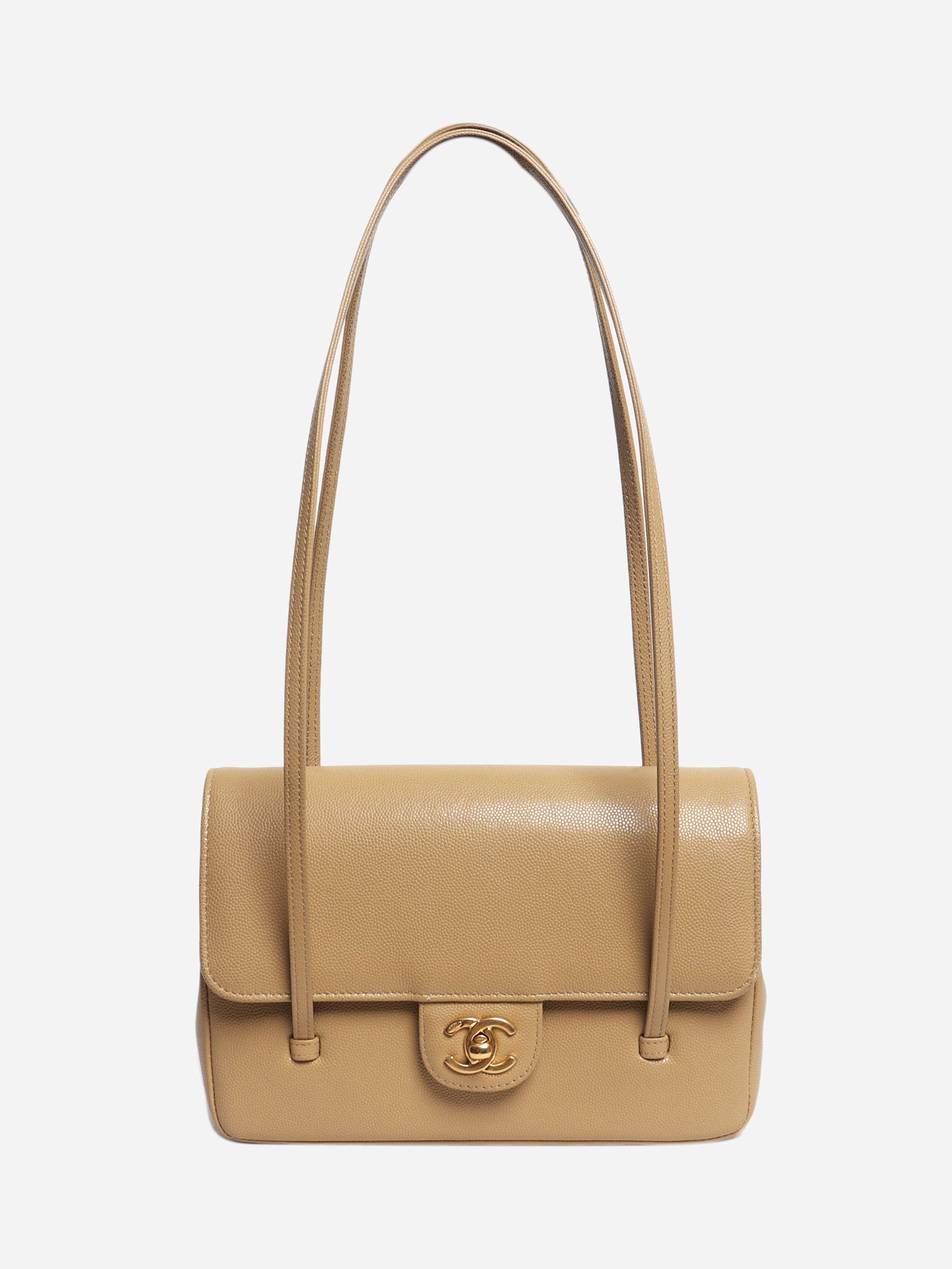 Beige 2026 Preppy Coco Flap bag