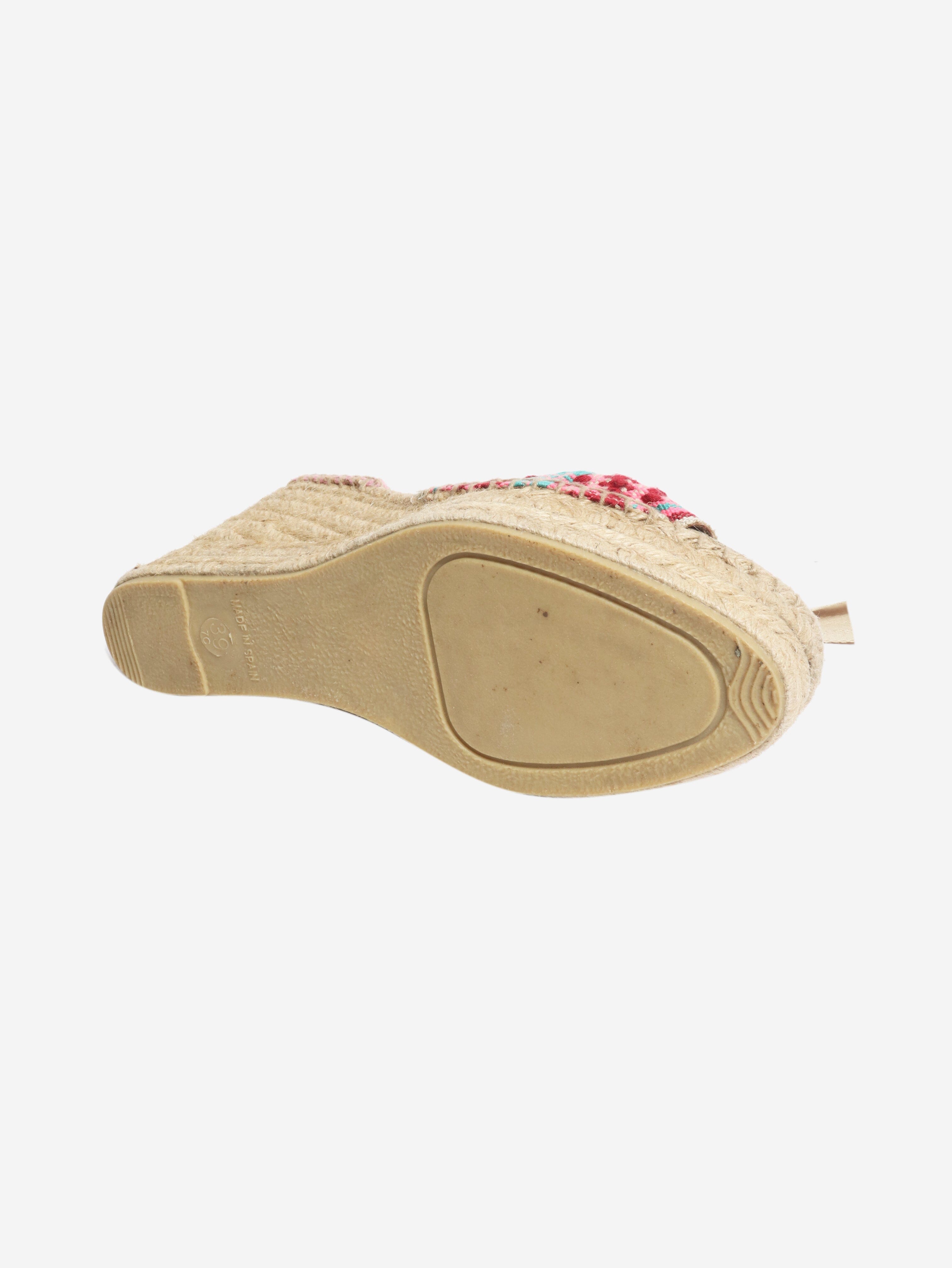 Pink espadrille wedge heels - size EU 39 (UK 6) Heels Penelope Chilvers 