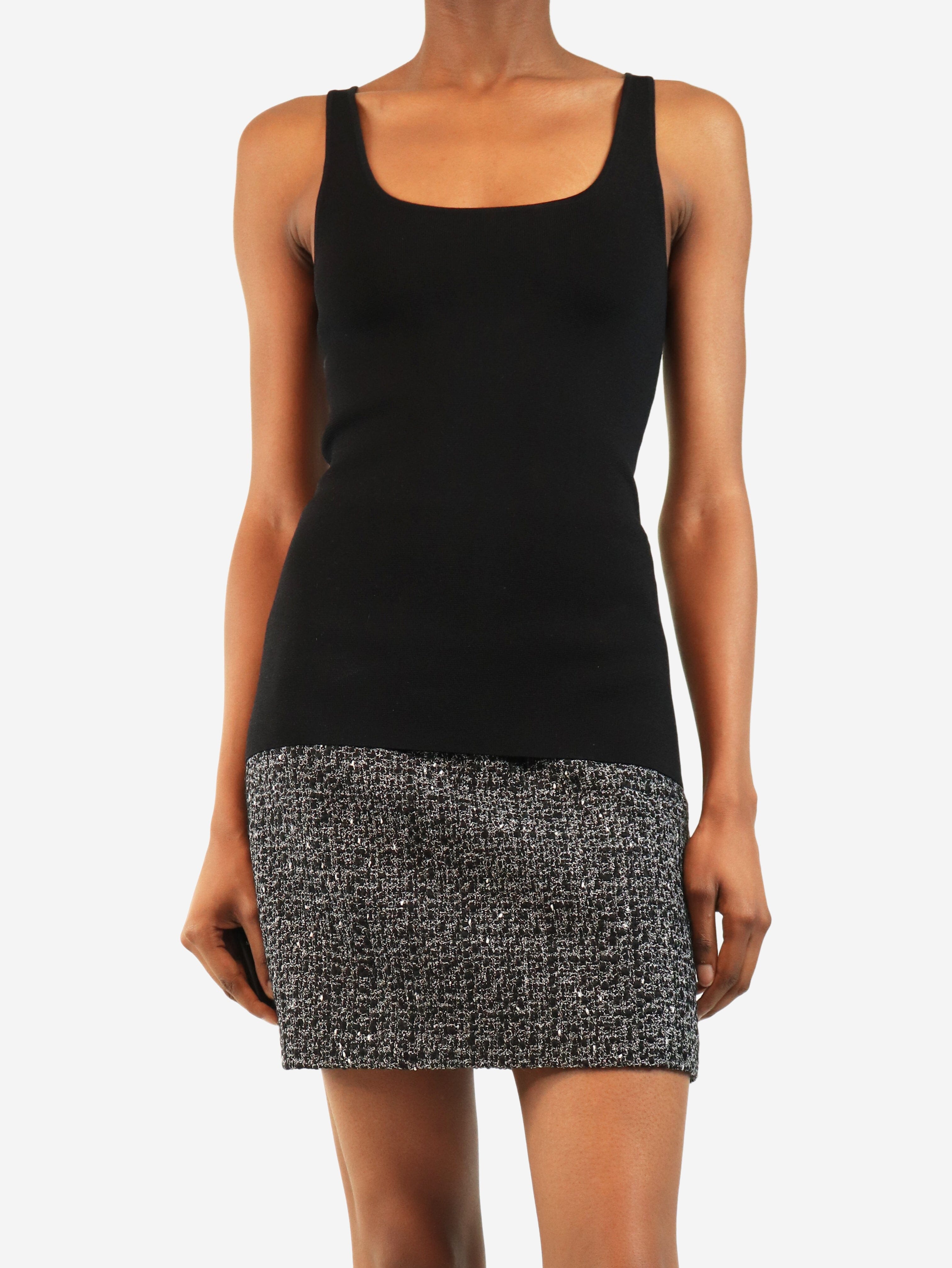 Black knit tank top - size S Tops Toteme 