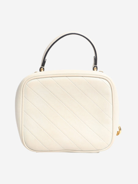 Cream Blondie leather top handle bag alternate image
