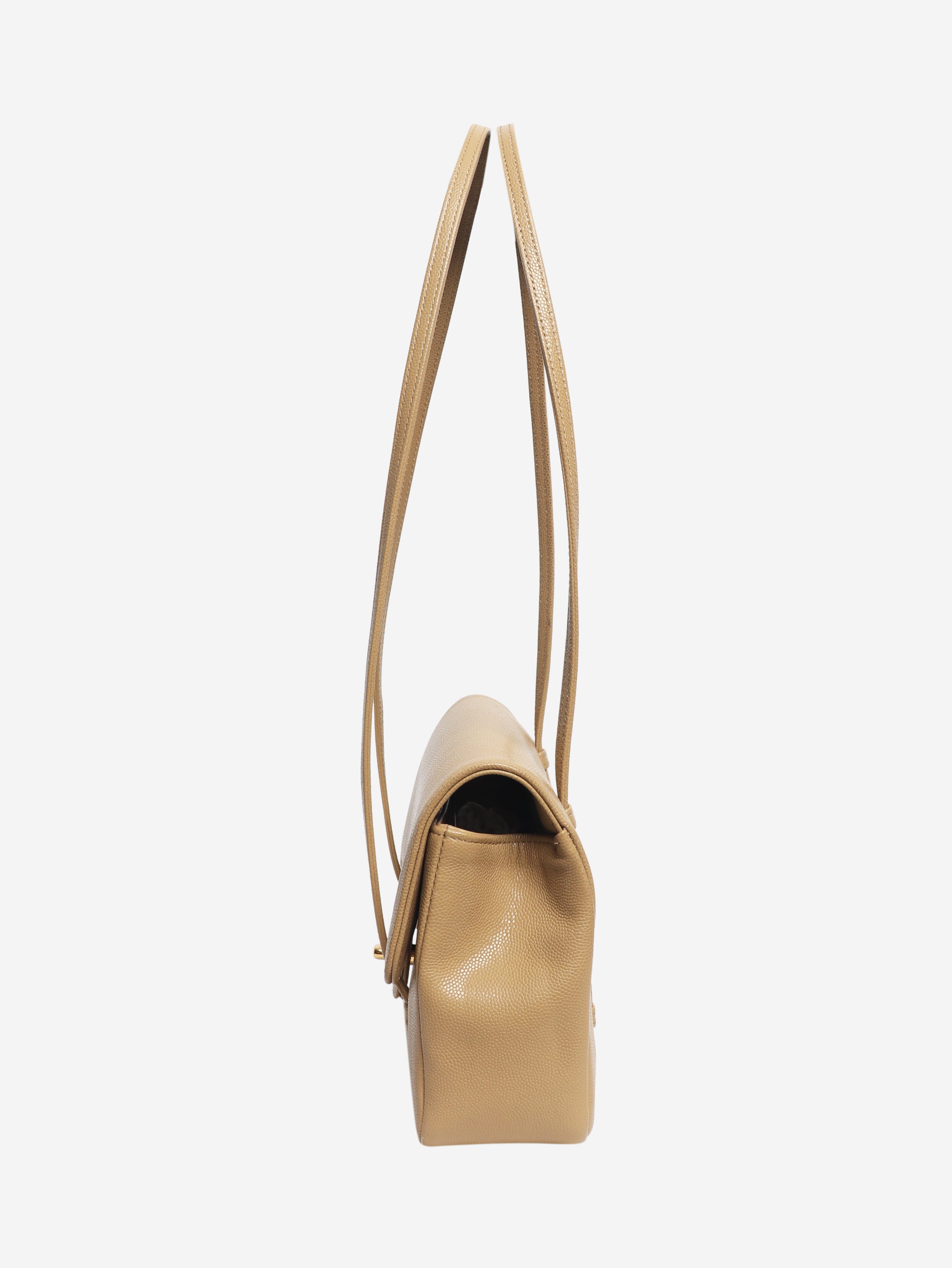 Beige 2026 Preppy Coco Flap bag