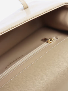 Beige 2026 Preppy Coco Flap bag
