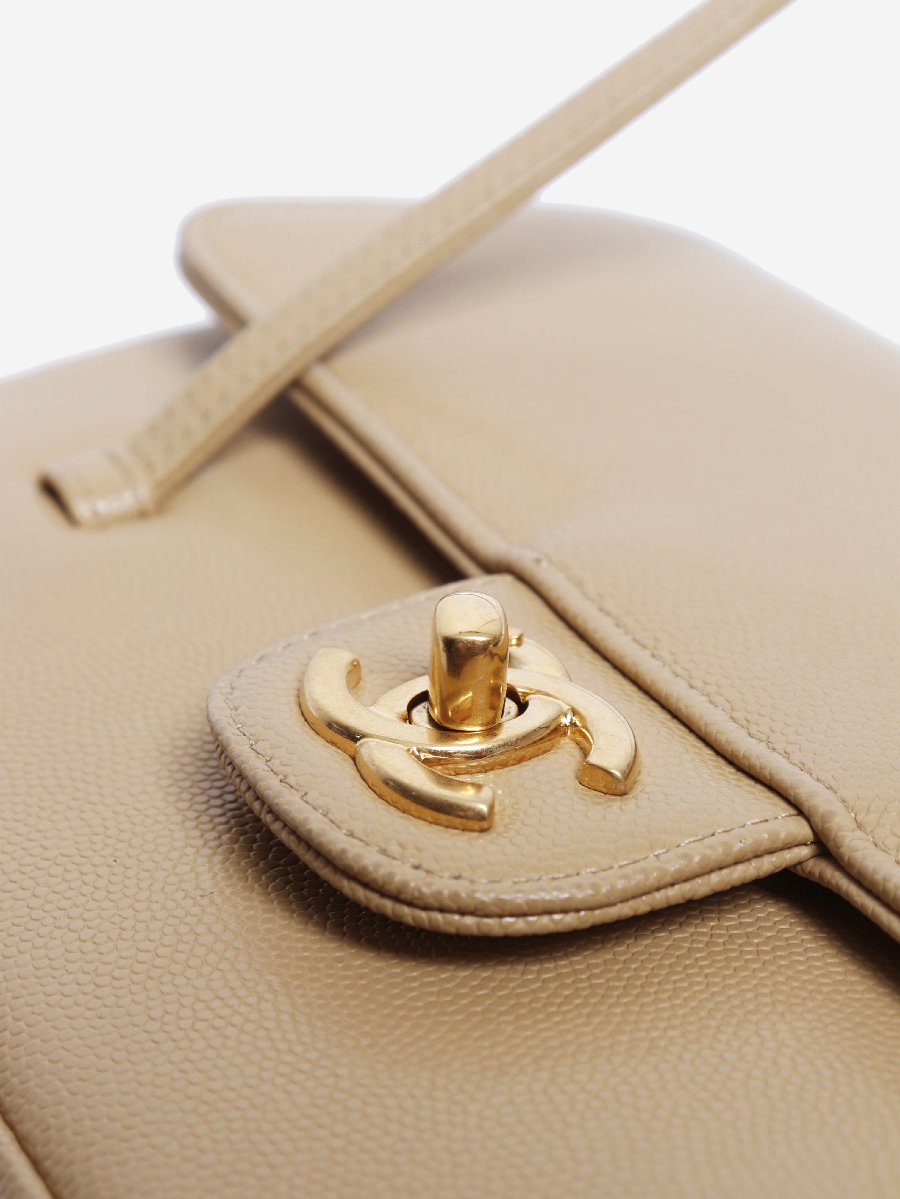 Beige 2026 Preppy Coco Flap bag