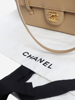 Beige 2026 Preppy Coco Flap bag