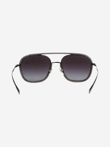 Chanel Grey 4249-J denim pilot sunglasses