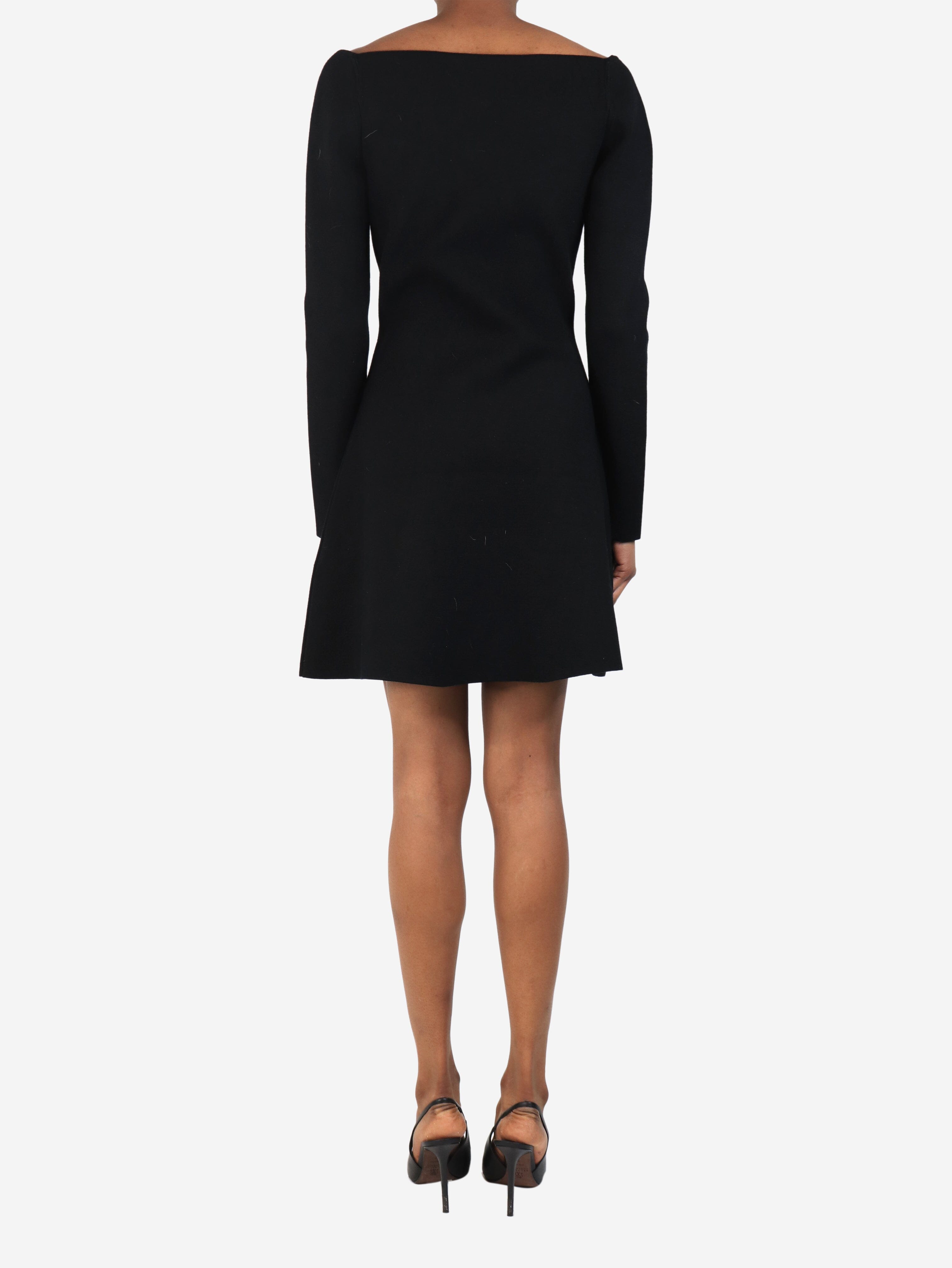 Black tie up front mini dress - size S Dresses 3.1 Phillip Lim 