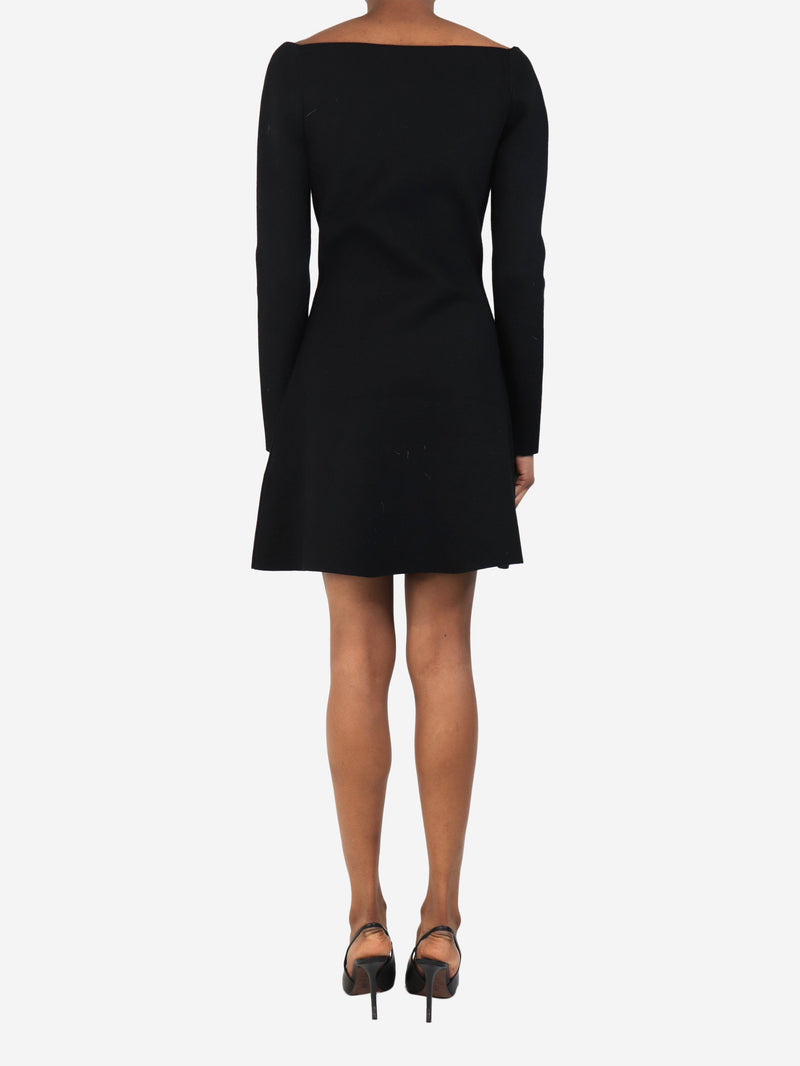 Black tie up front mini dress - size S Dresses 3.1 Phillip Lim 