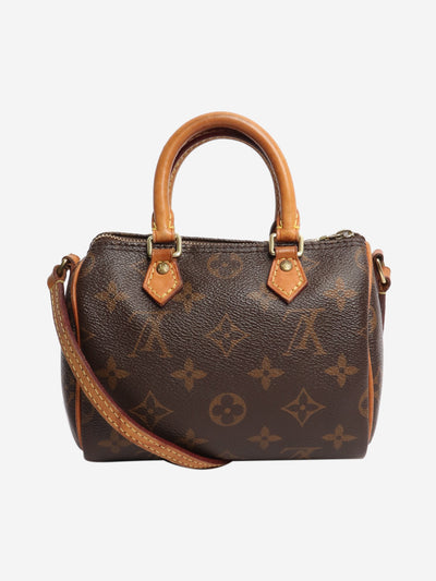 Louis Vuitton Brown 2015 Monogram Nano Speedy bag - size Shoulder bags Louis Vuitton 