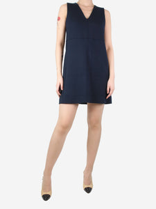 ME+EM Navy blue sleeveless pocket dress - size UK 8