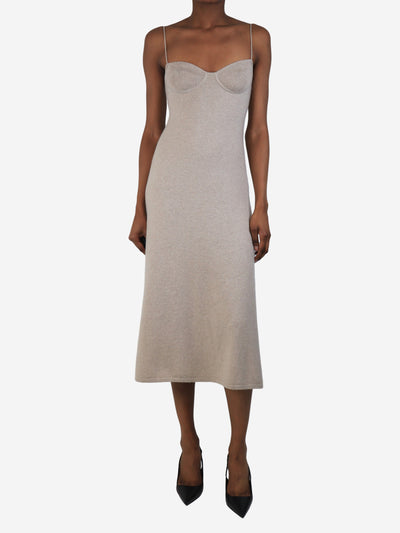 Neutral cashmere aline dress - size XS Dresses Lisa Yang 