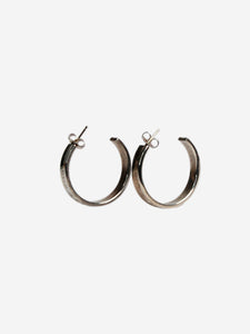 Tiffany & Co. Silver hoop earrings