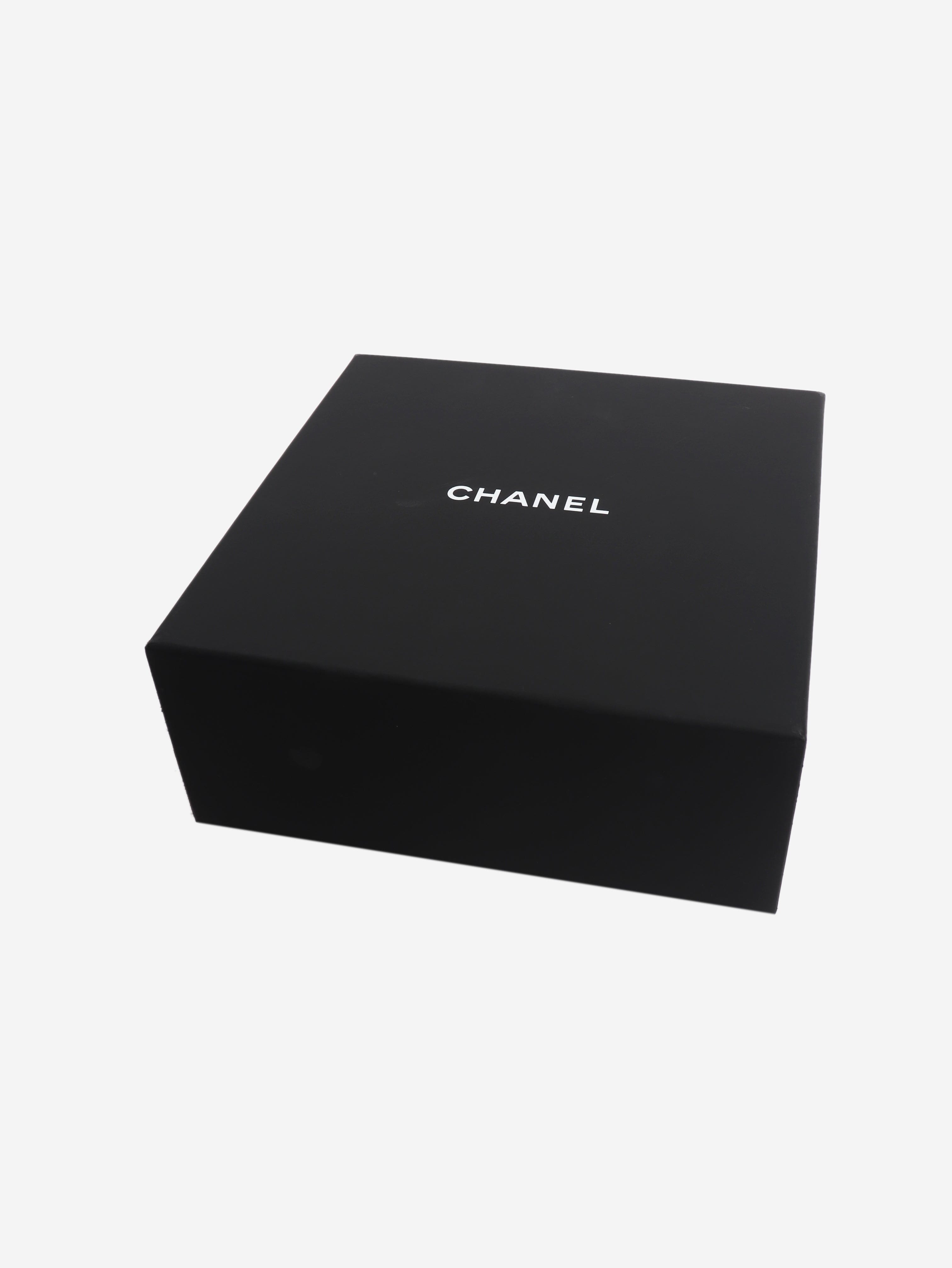 Red crocodile-embossed calfskin belt Belts Chanel 