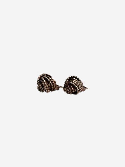 Silver twist-knot earrings Earrings Tiffany & Co. 