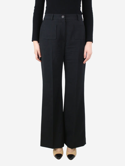 Black front-pocket trousers - size UK 10 Trousers Claudie Pierlot 