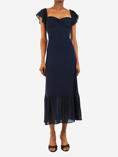 Navy sleeveless midi dress - size XS Dresses Reformation 