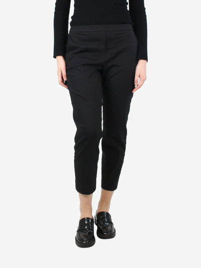 Black elasticated trousers - size UK 8 Trousers Theory 
