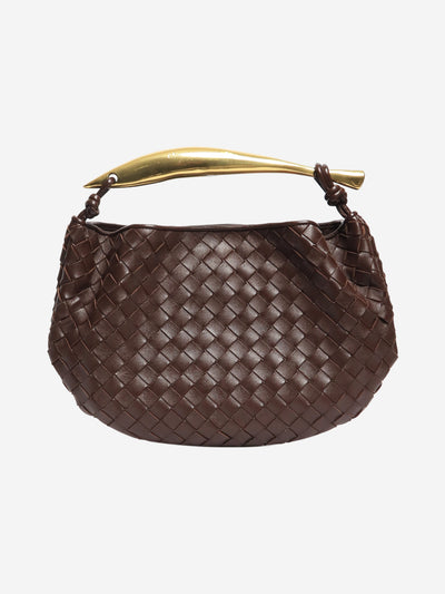 Bitter chocolate Sardine intrecciato leather tote Top Handle Bags Bottega Veneta 