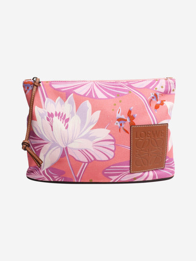 Loewe x Paulas Ibizia Pink Oblong logo pouch - size Clutch bags Loewe 
